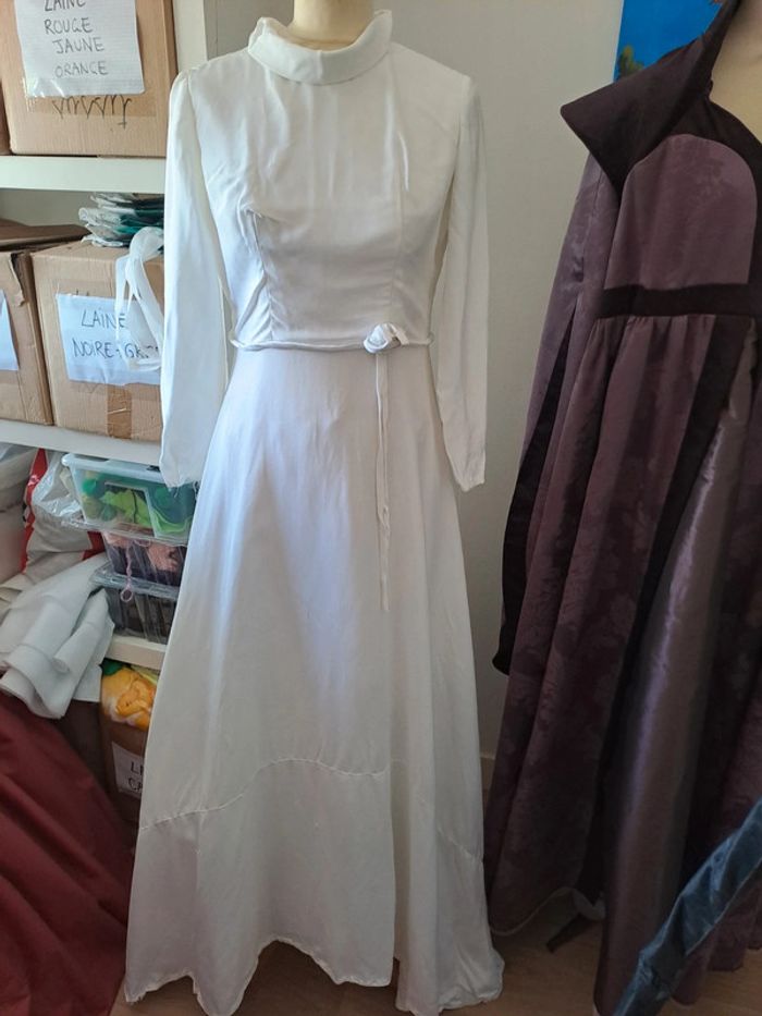 Robe mariée vintage simple - photo numéro 5