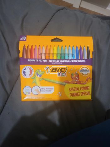 Feutre bic x18