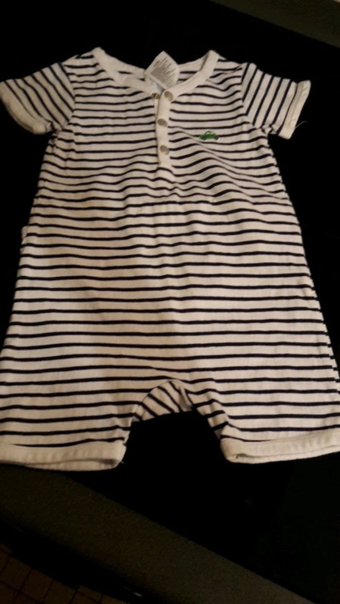 Combishort marin 6 mois