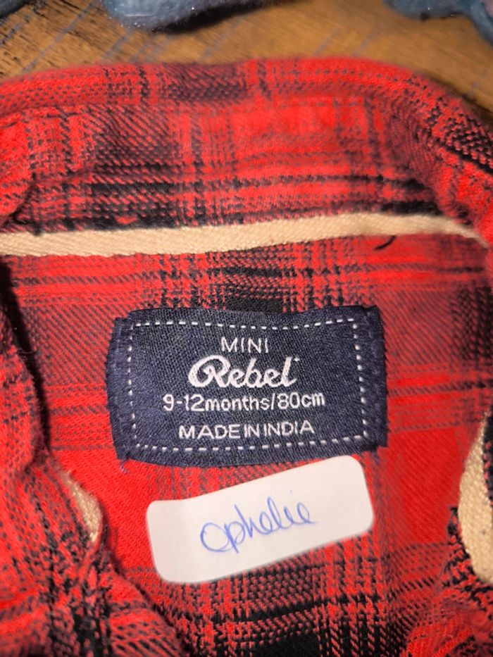 Chemise a carreaux rock - photo numéro 2