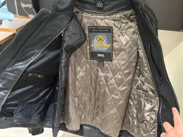 Veste moto homme tout cuir IXON - photo numéro 3