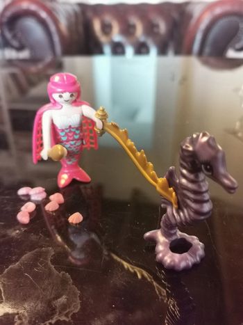 Playmobil sirène et hippocampe