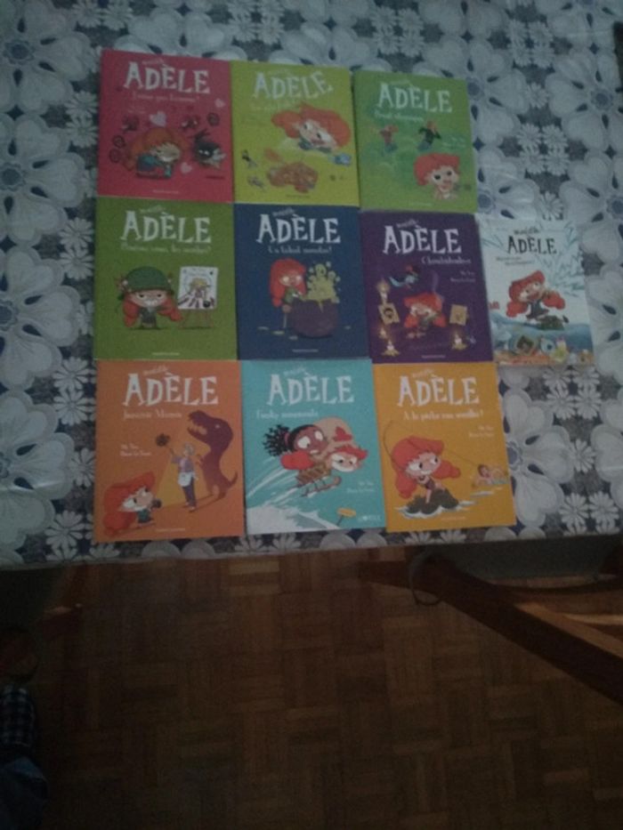 9 bd mortelle adele+ 1 livres