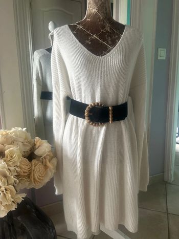 Robe pull taille unique mi-longue