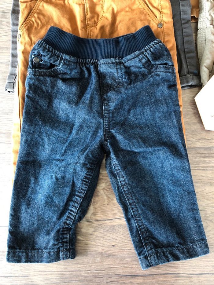 Lot de 7 pantalons taille 6 mois - photo numéro 3