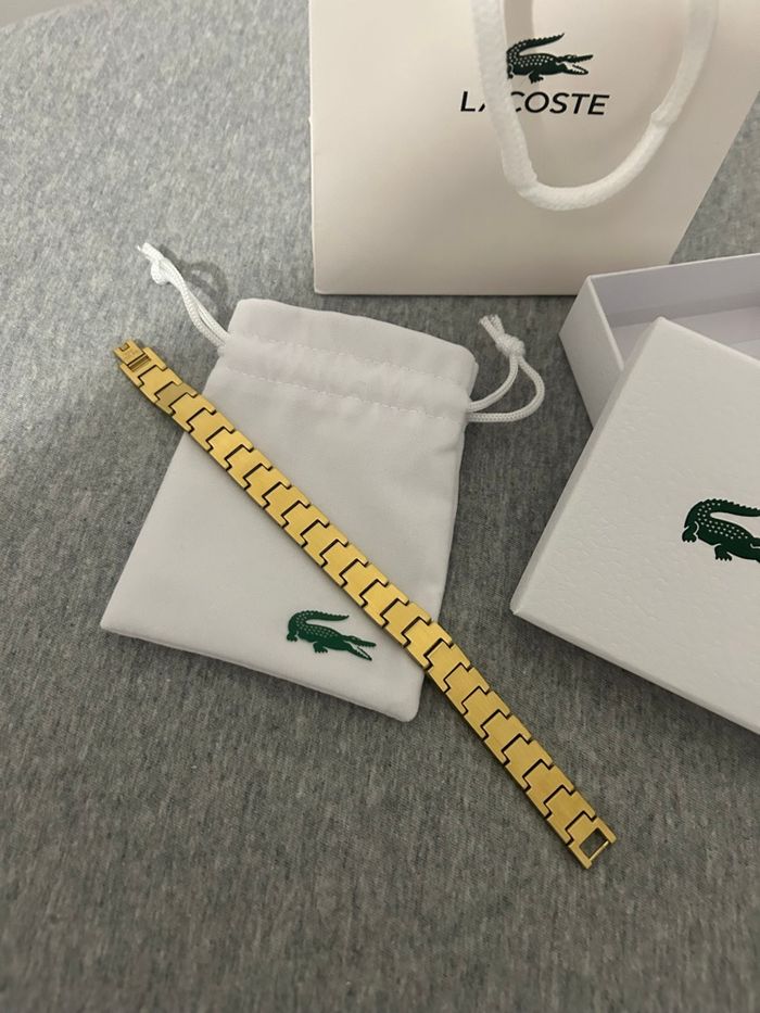Bracelet Lacoste Doré - photo numéro 3