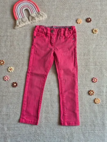 Jean slim rose TAO 3 ans