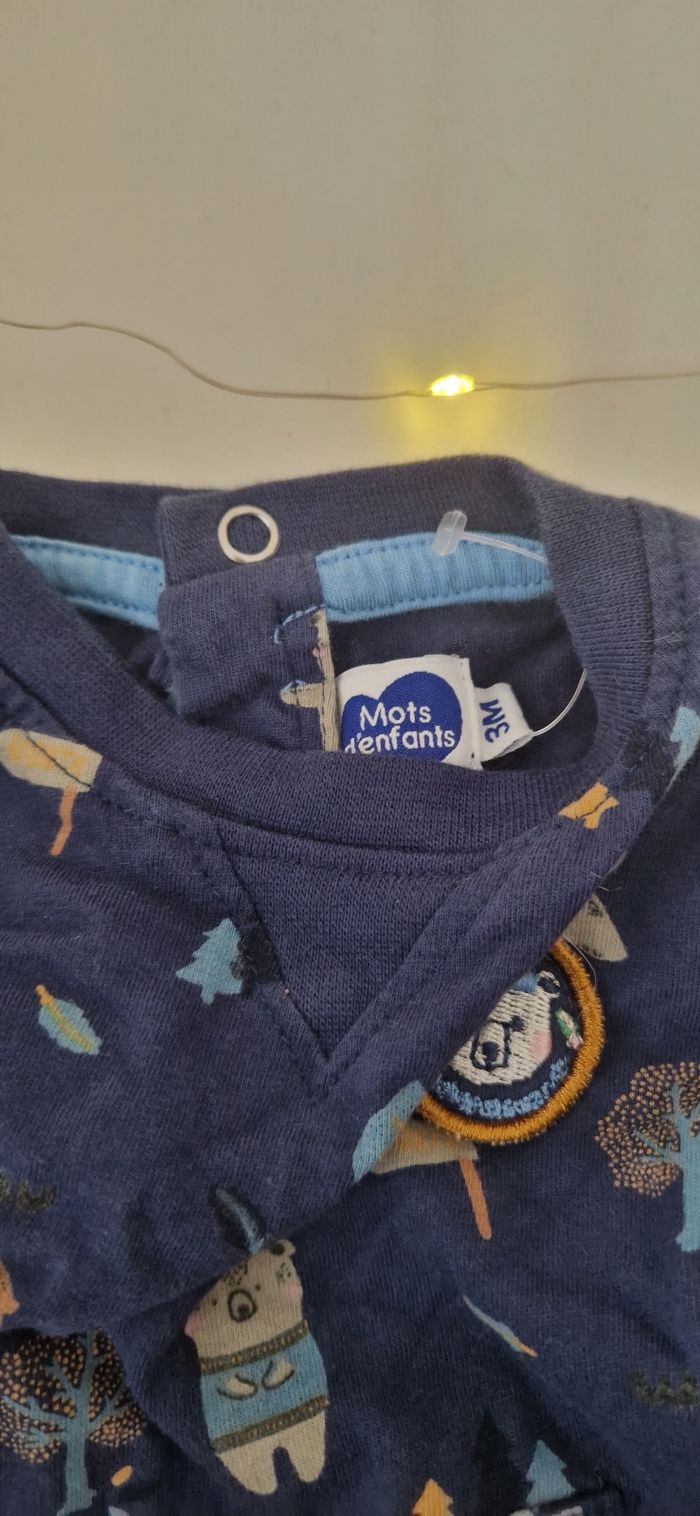 Lot T-shirt 3 mois - photo numéro 2