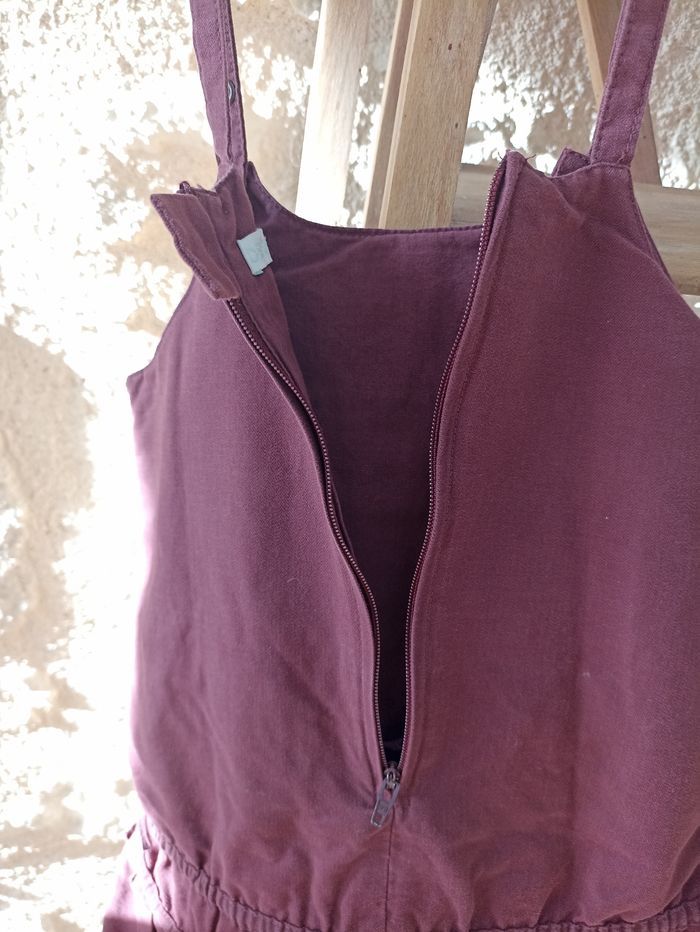 Robe violette petites bretelles Obaïbi 3 ans - photo numéro 8