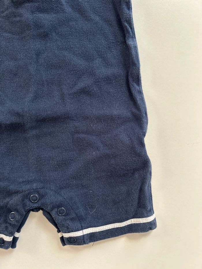 Joli ensemble grenouillère salopette combi short Cyrillus 6 mois - photo numéro 6