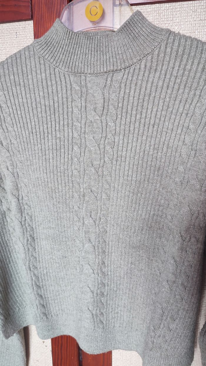 Pull vert amande taille XS - photo numéro 8