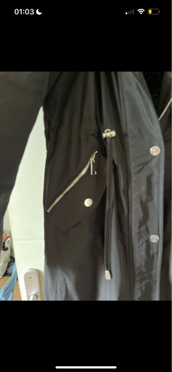 Manteau ajusté Noir - photo numéro 5