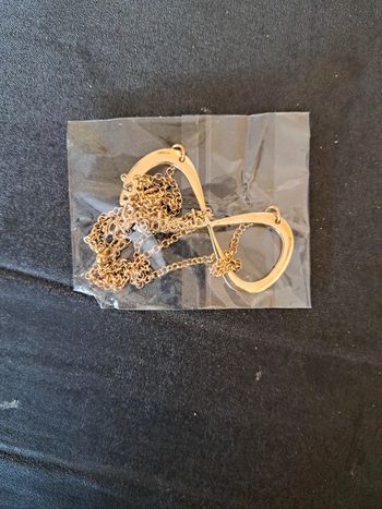 Collier femme infini doré