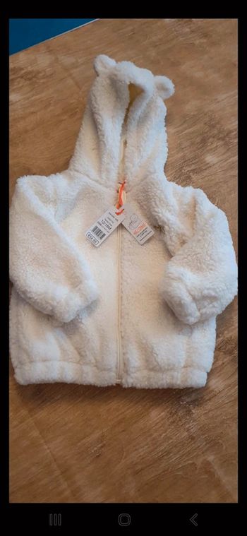 Veste moumoute Noukie's neuve 12/18 mois