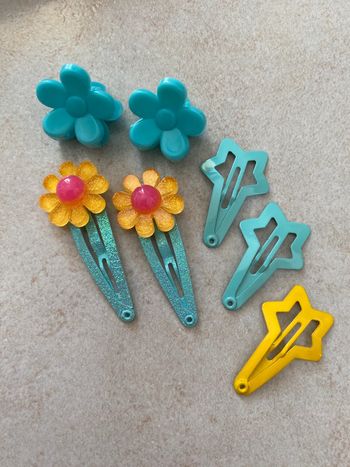 Lot de barrettes et pinces cheveux fille