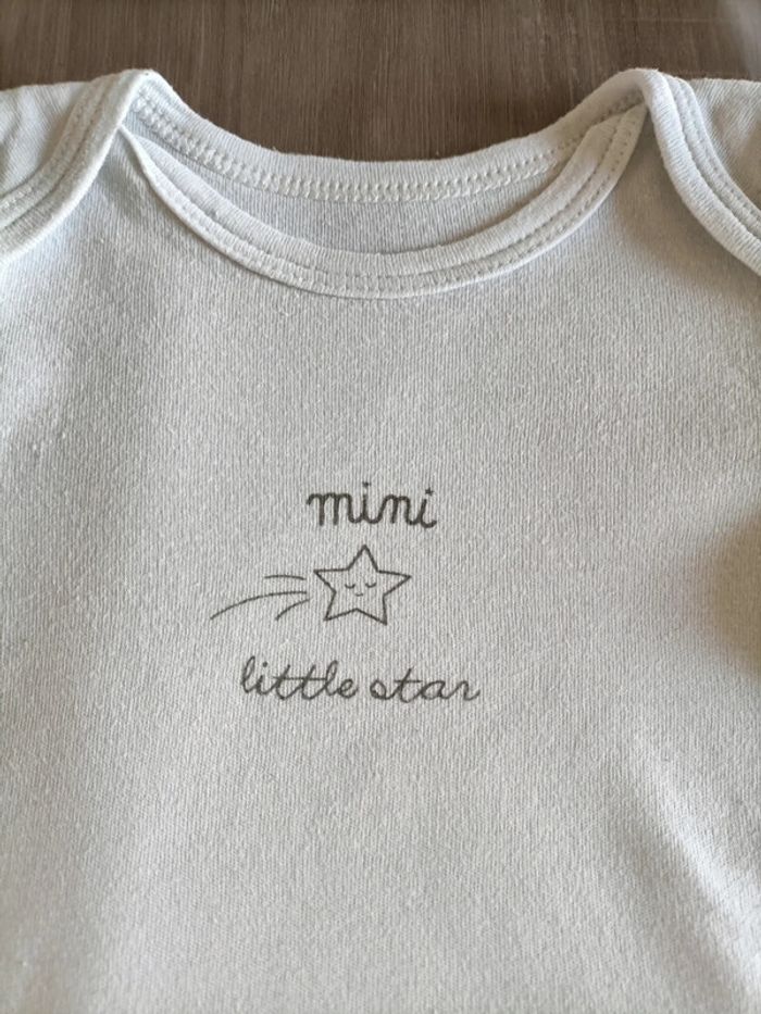 Lot de 4 bodies manches courtes Gémo 3 mois - photo numéro 9