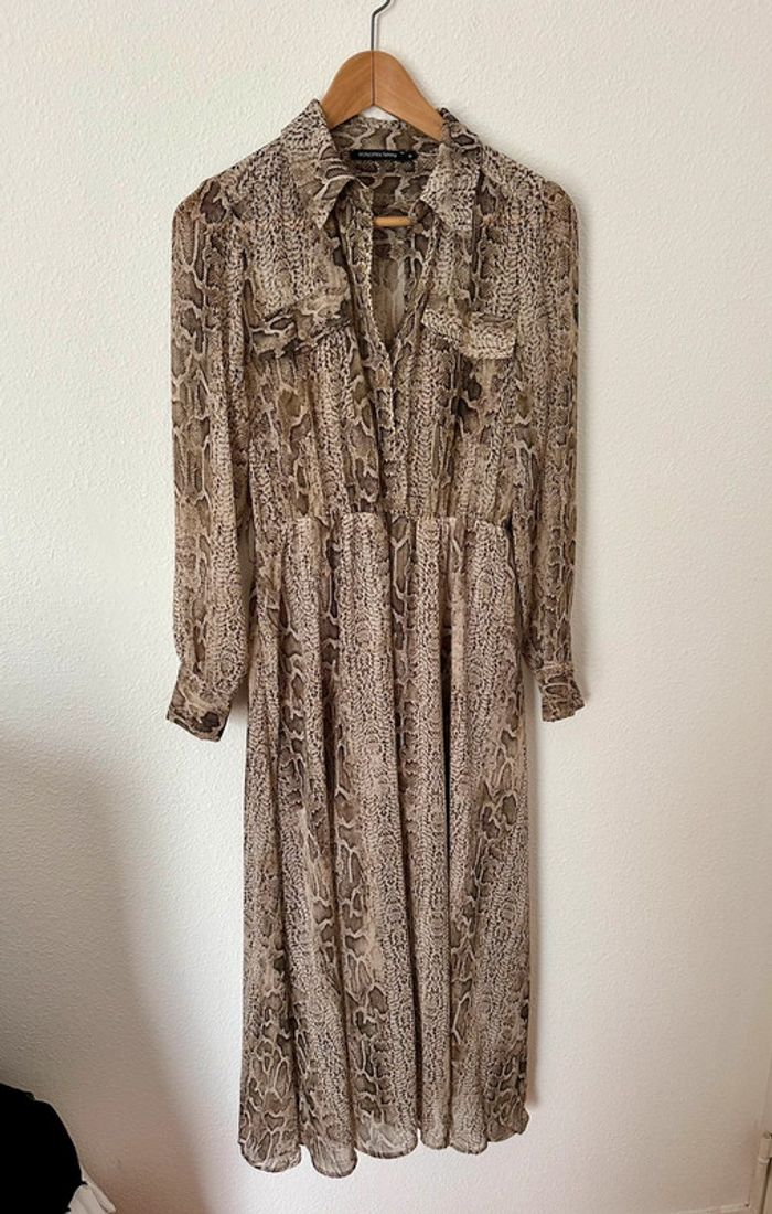 Robe chemise python - photo numéro 2