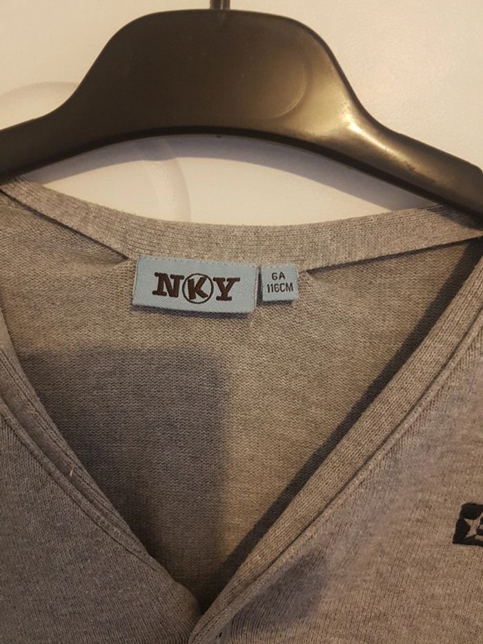 Gilet gris et marine - photo numéro 3