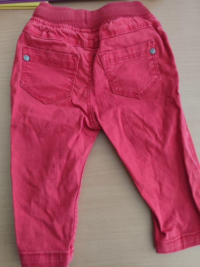Lot pantalon jean 9 mois - photo numéro 3