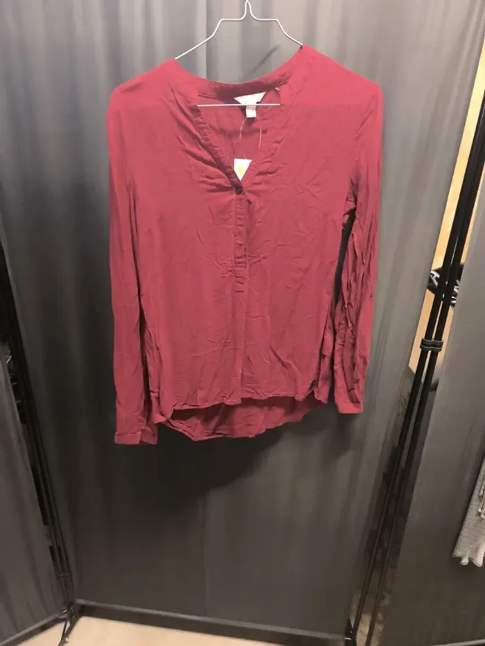 202250 tee-shirt ML bordeau femme 34 esprit