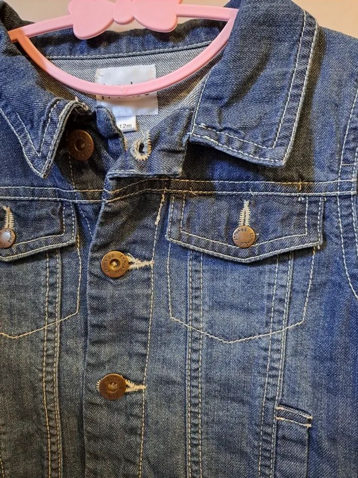 Veste en jeans - Kimbaloo - 12 mois - photo numéro 4