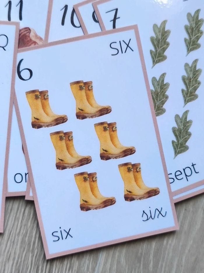 Grandes cartes pour apprendre à compter de 1 à 20 - photo numéro 4
