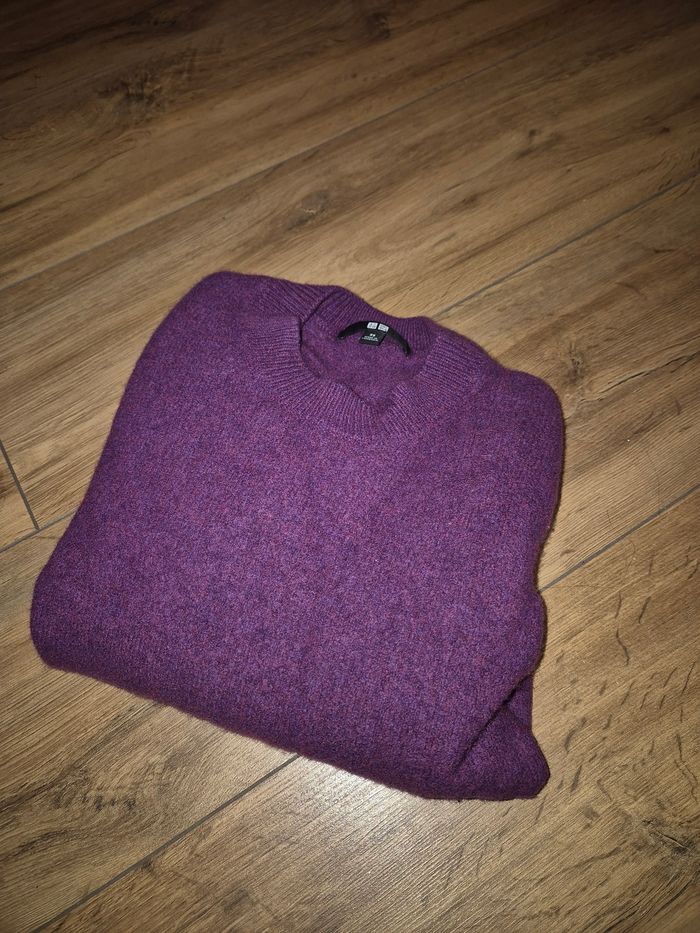 Pull en laine violet
