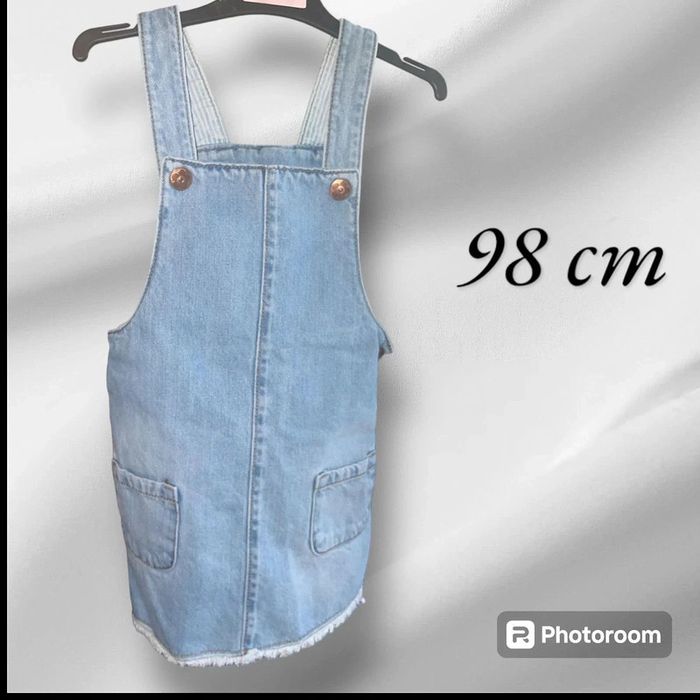 Robe en jeans à bretelles