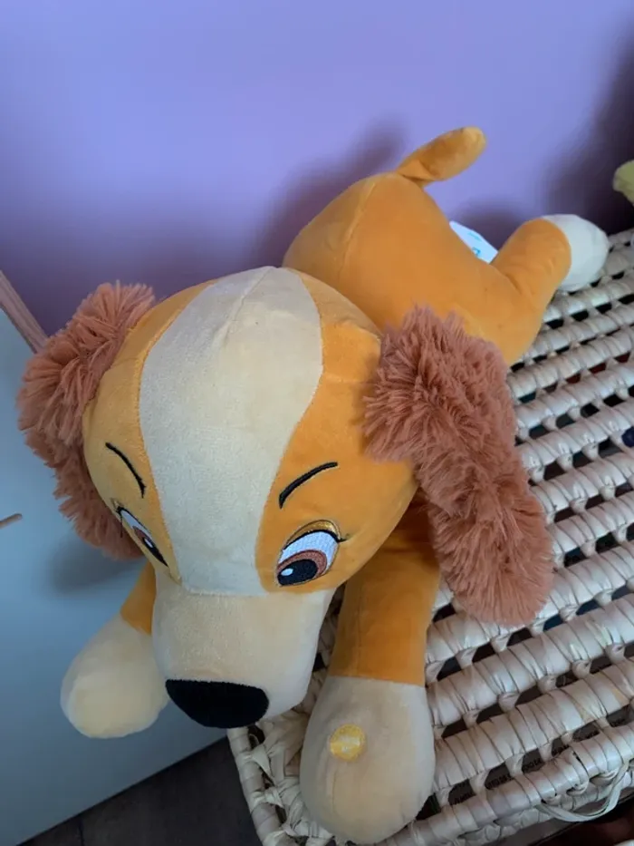 Peluche Lady musicale Disney la belle et le clochard - photo numéro 2