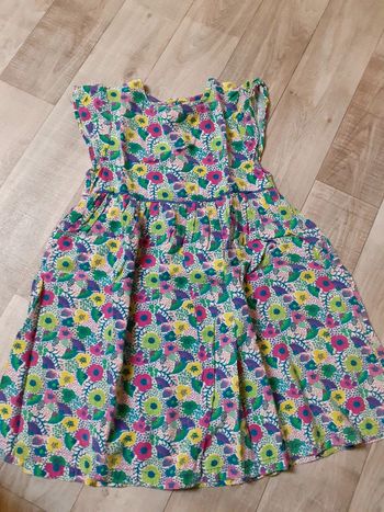 Robe fille légère multicolore fleurie 5 ans