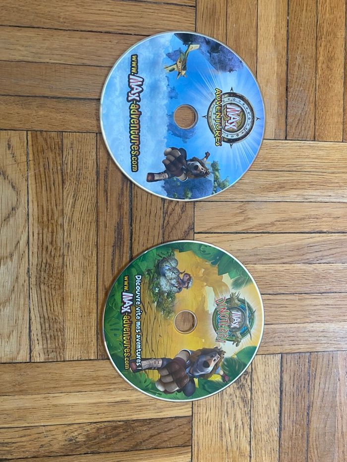 Max Adventures et Max Dinoterra en état neuf