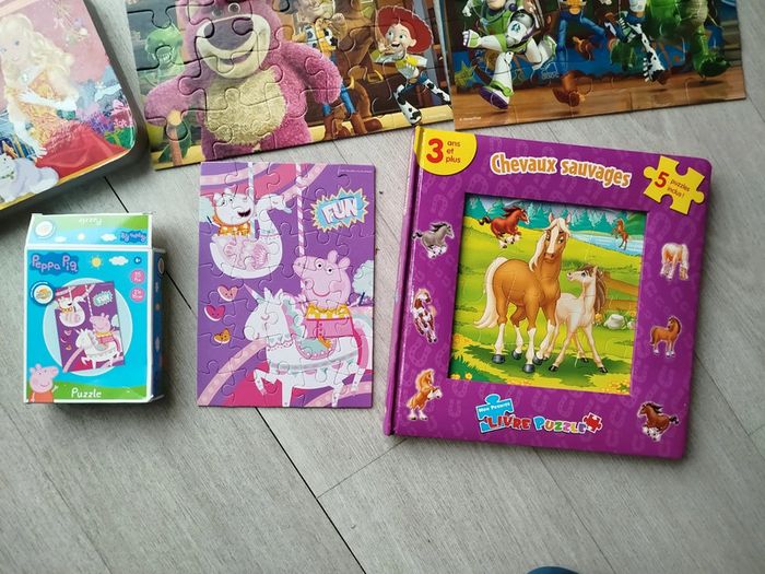 Vend lot puzzle très bon état et complet - photo numéro 5