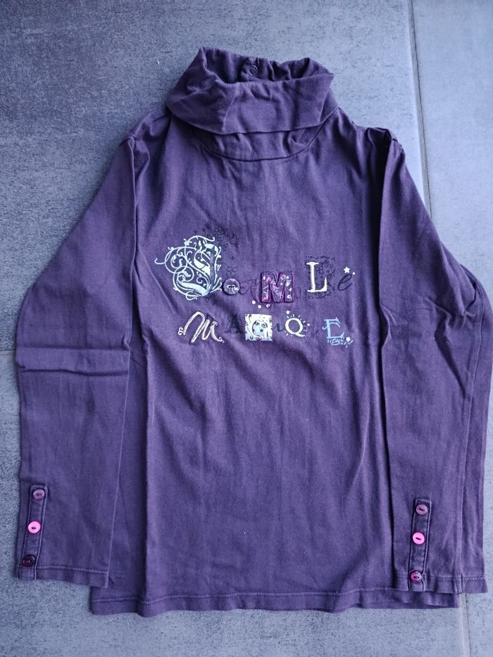 Haut manches longues fille 8 ans