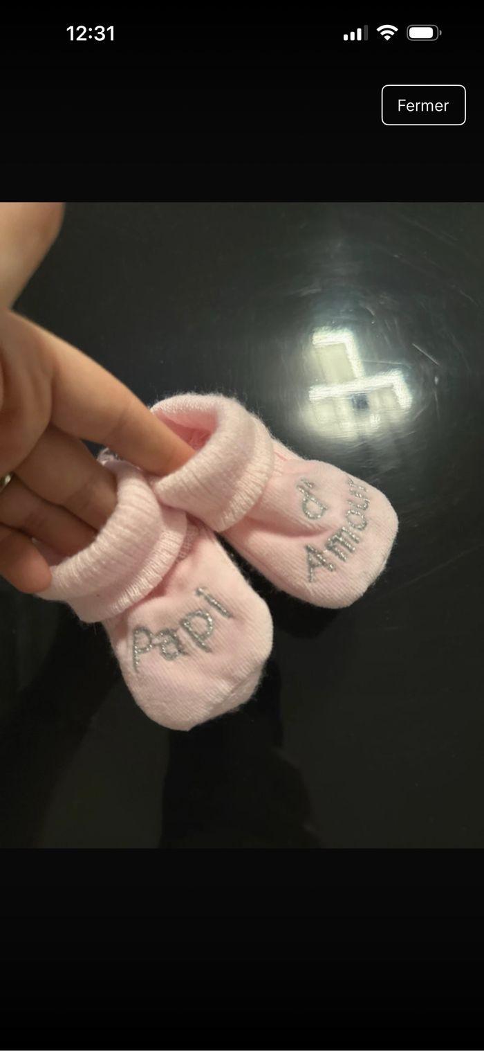 Lot d’accessoires bébé fille 0-3 mois - photo numéro 2