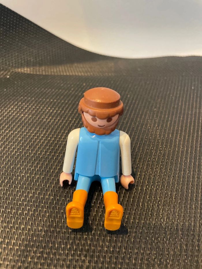 Playmobil figurine homme brun à barbe pièces détachées - photo numéro 4
