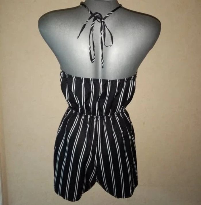 combi short rayures été femme taille 36 / S - photo numéro 5
