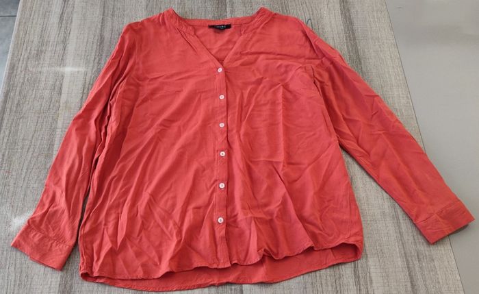 🍊 Chemisier orange à manches longues – Taille 42 – Esmara 🍊 - photo numéro 4