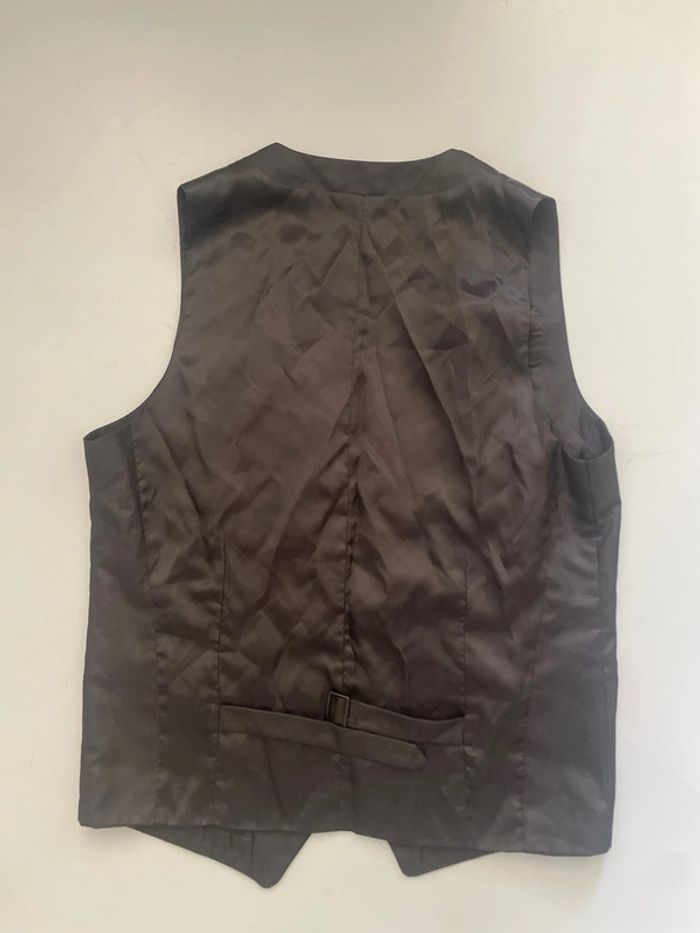 Gilet de costume noir JULES, taille M - photo numéro 3