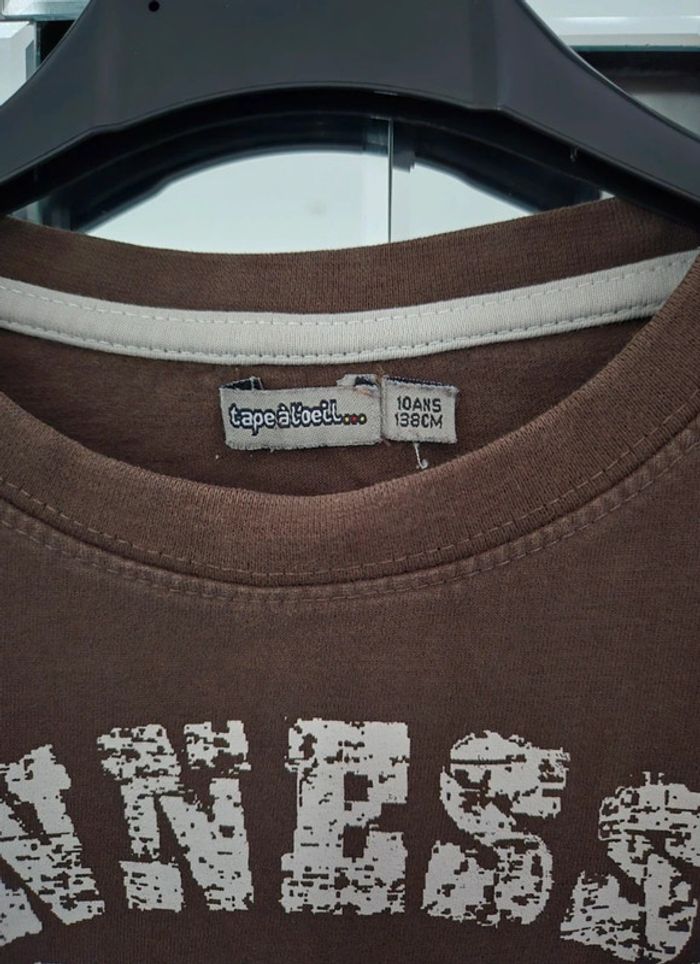 Lot de 2 tee-shirt à manches longues 10 ans - photo numéro 3