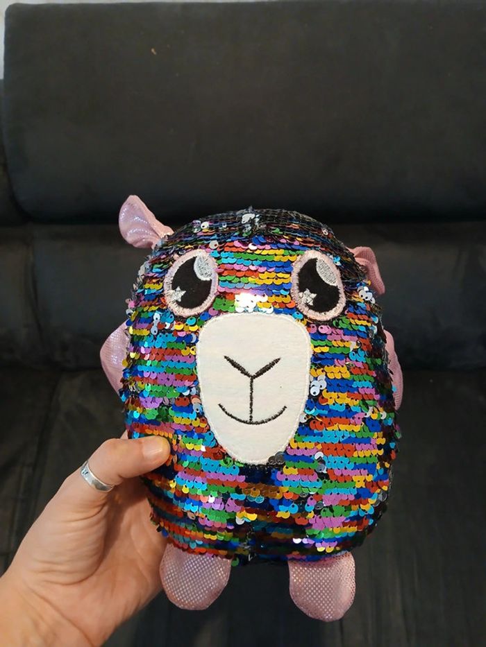 Peluche sequin reversible - photo numéro 4
