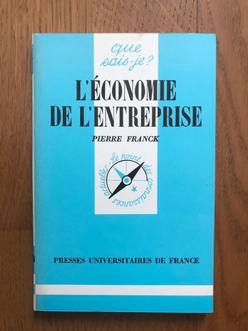L’économie de l’entreprise