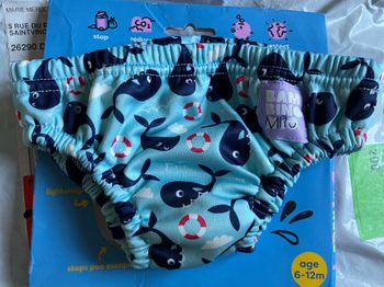 Maillot de bain (couche) lavable bambinomio neuf