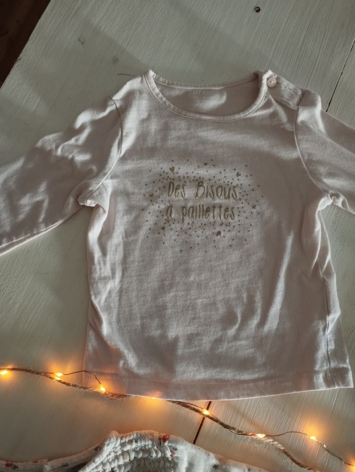 Lot de 7 vêtements bébé fille 9 mois – Kiabi 🌸👶 - photo numéro 3