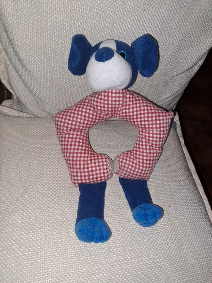 Doudou chien teckel accroche lit poussettes cosy - photo numéro 2