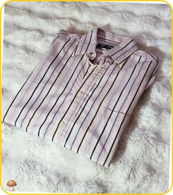 Chemise Eden Park - Taille M - Rose - Rayures