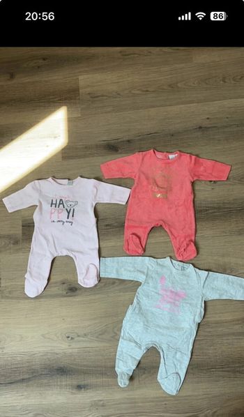 Lot pyjama 1 mois