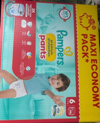 Couches Pampers pants premium taille 6