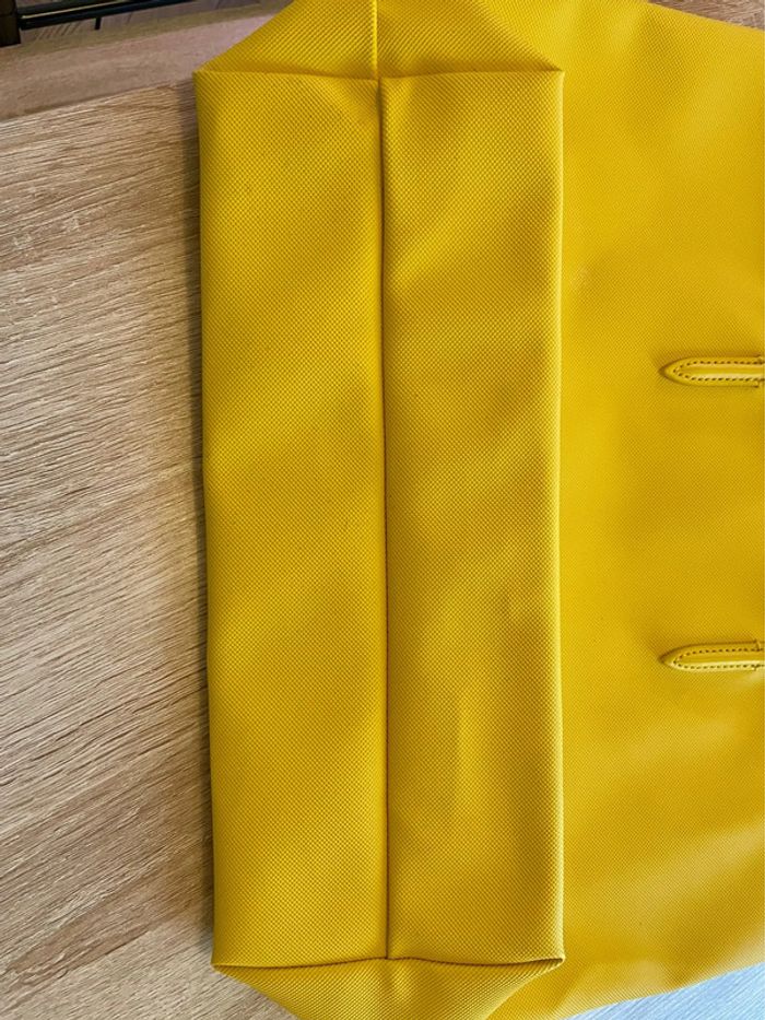 Grand sac cabas Lacoste jaune - photo numéro 8