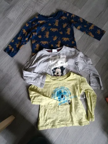Lot t-shirt manches longues