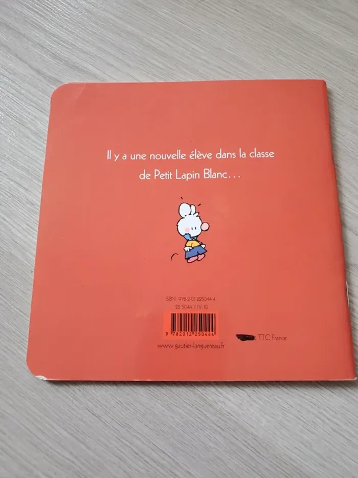 Livre petit lapin blanc - photo numéro 2